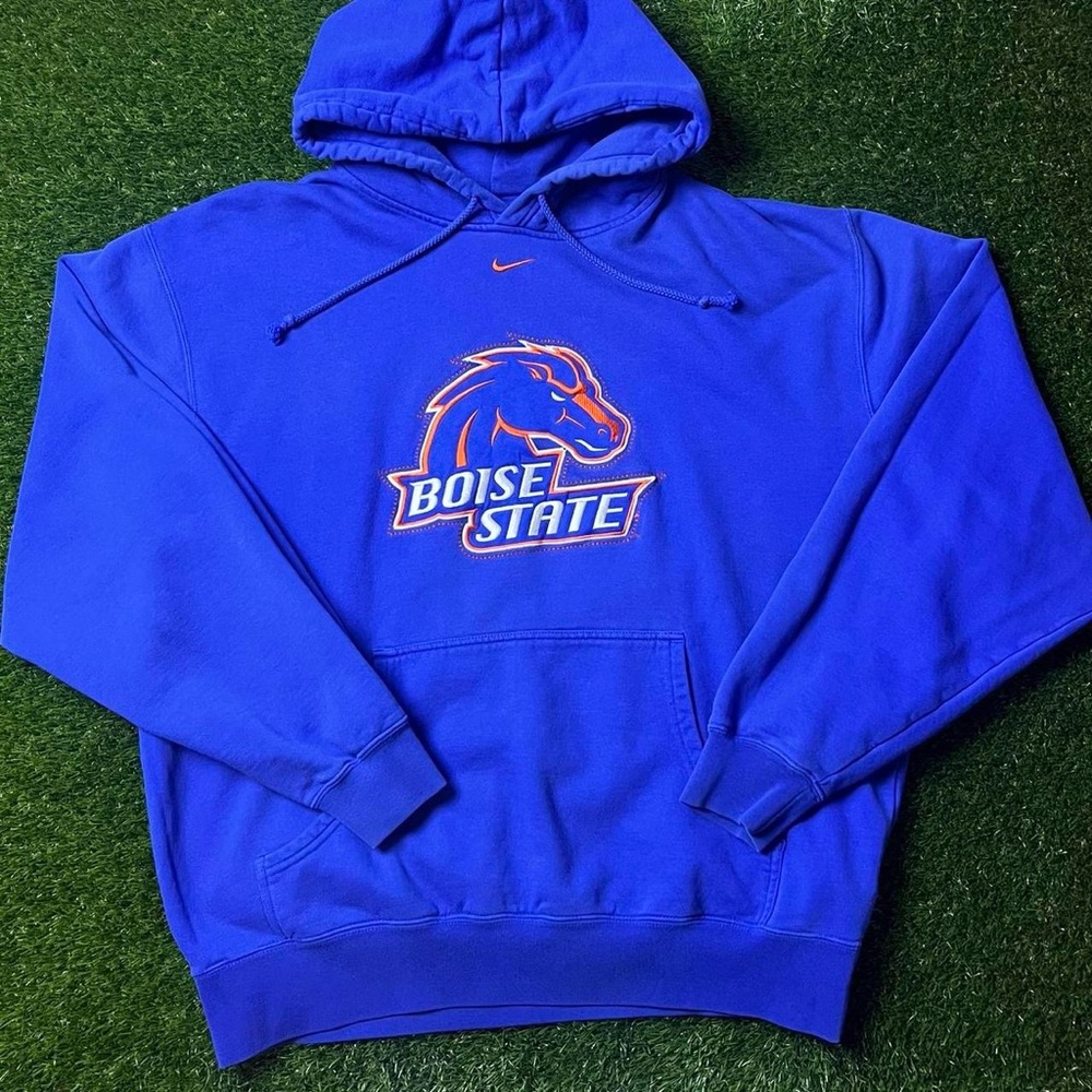 Vintage Boise State Center Swoosh Hoodie